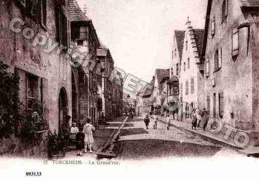 Ville de TURCKHEIM, carte postale ancienne