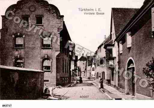 Ville de TURCKHEIM, carte postale ancienne