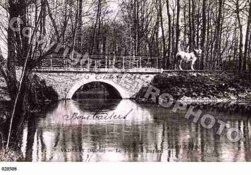 Ville de VADENAY, carte postale ancienne