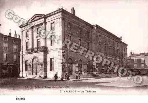 Ville de VALENCE, carte postale ancienne