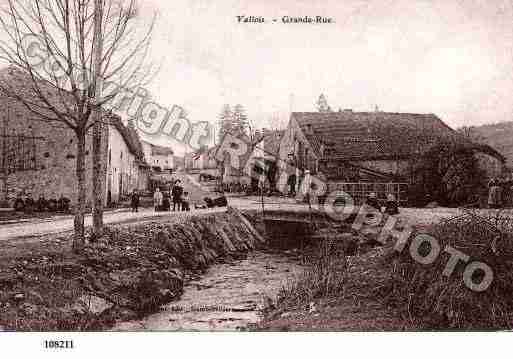 Ville de VALLOIS, carte postale ancienne