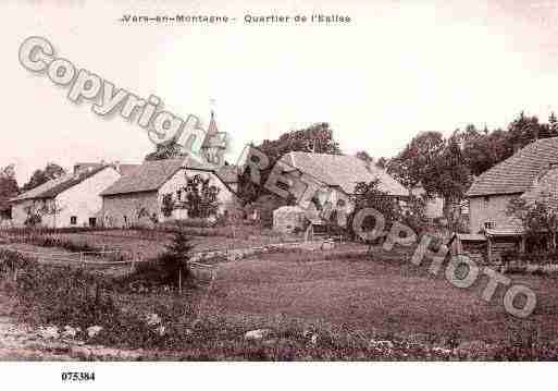 Ville de VERSENMONTAGNE, carte postale ancienne