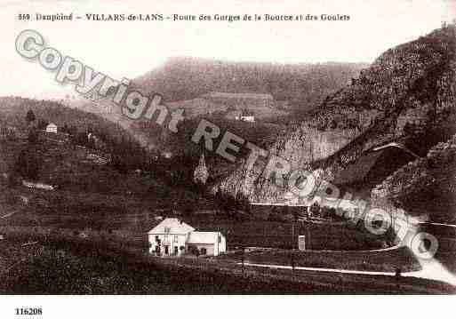 Ville de VILLARDDELANS, carte postale ancienne