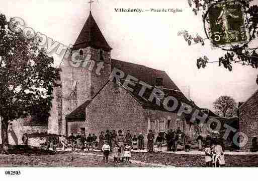 Ville de VILLEMARDY, carte postale ancienne