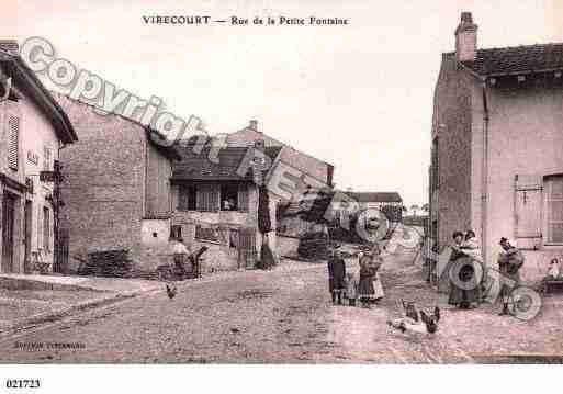 Ville de VIRECOURT, carte postale ancienne