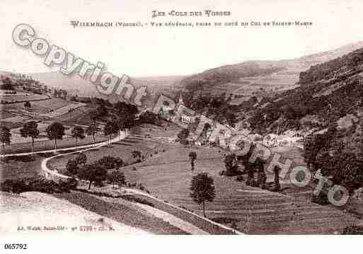 Ville de WISEMBACH, carte postale ancienne