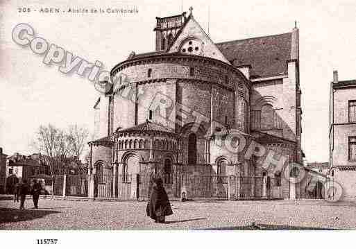 Ville de AGEN, carte postale ancienne
