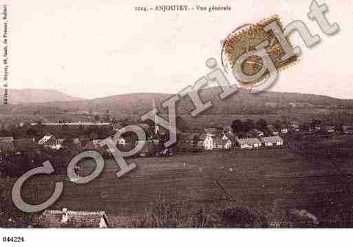 Ville de ANJOUTEY, carte postale ancienne