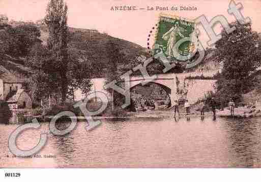 Ville de ANZEME, carte postale ancienne Ville de ANZEME, carte postale ancienne