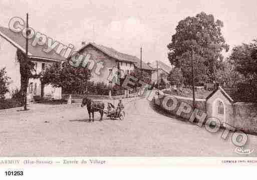 Ville de ARMOY, carte postale ancienne