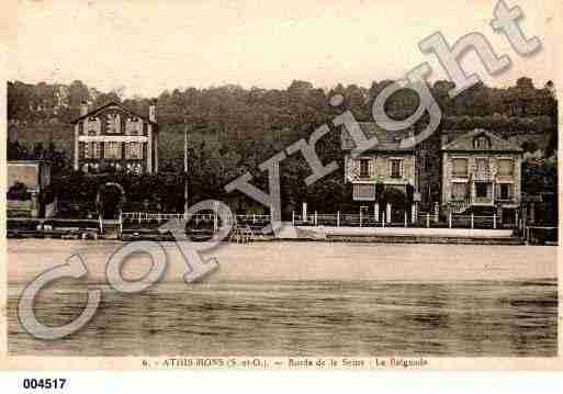 Ville de ATHISMONS, carte postale ancienne