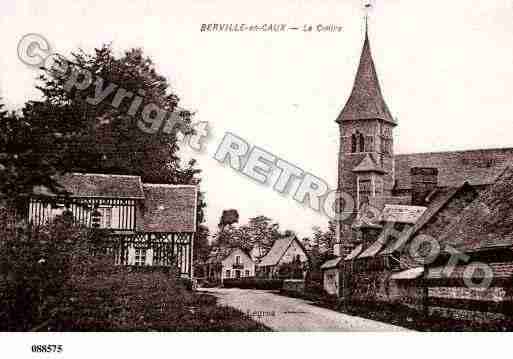 Ville de BERVILLEENCAUX, carte postale ancienne