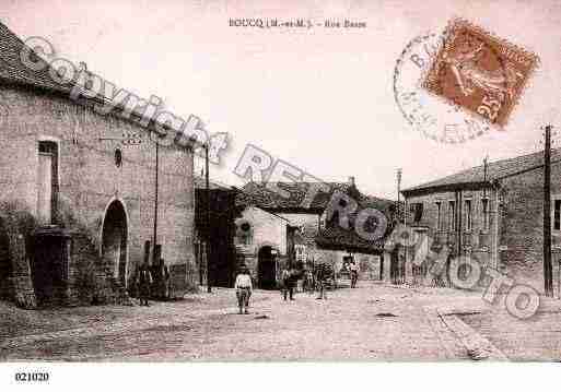 Ville de BOUCQ, carte postale ancienne