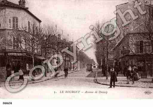 Ville de BOURGET(LE), carte postale ancienne