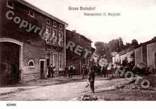 Ville de BREISTROFFLAGRANDE, carte postale ancienne Ville de BREISTROFFLAGRANDE, carte postale ancienne
