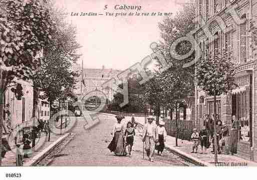 Ville de CABOURG, carte postale ancienne