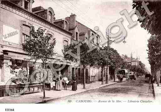 Ville de CABOURG, carte postale ancienne