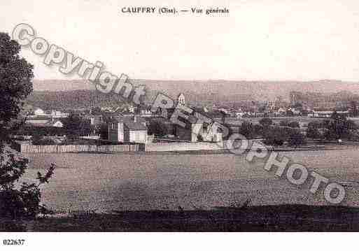 Ville de CAUFFRY, carte postale ancienne