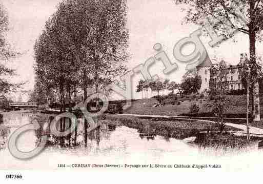 Ville de CERIZAY, carte postale ancienne