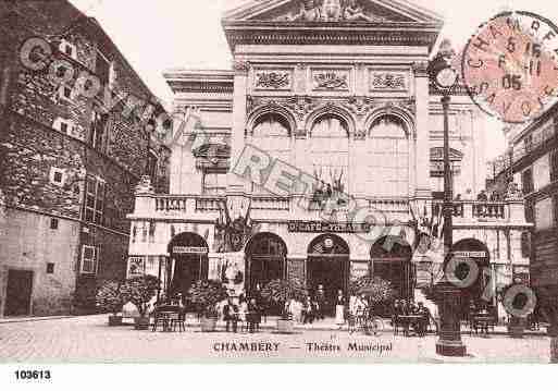 Ville de CHAMBERY, carte postale ancienne