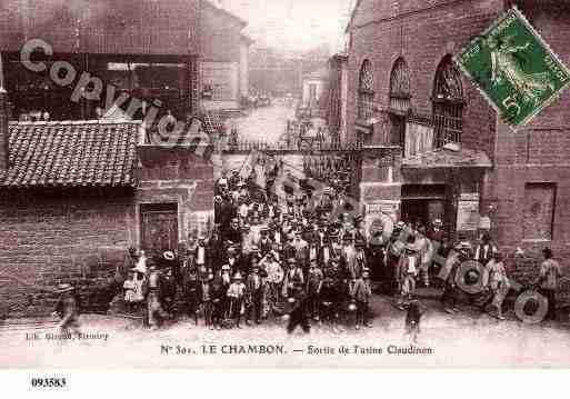 Ville de CHAMBONFEUGEROLLES(LE), carte postale ancienne