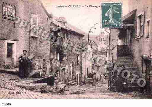 Ville de CHANAC, carte postale ancienne