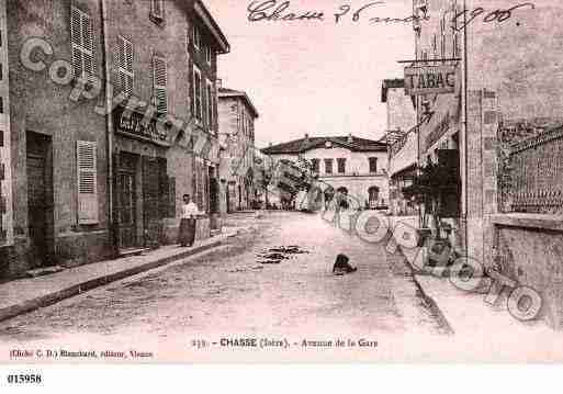 Ville de CHASSESURRHONE, carte postale ancienne