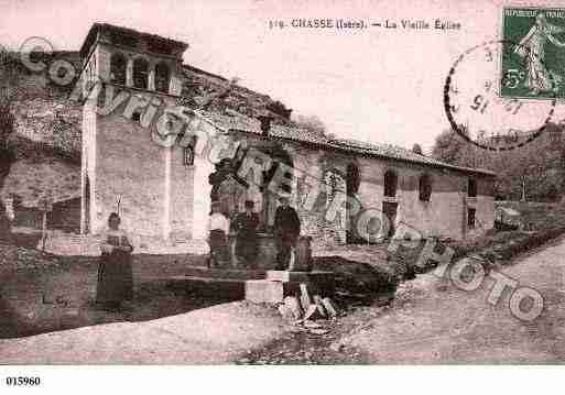 Ville de CHASSESURRHONE, carte postale ancienne