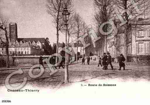 Ville de CHATEAUTHIERRY, carte postale ancienne