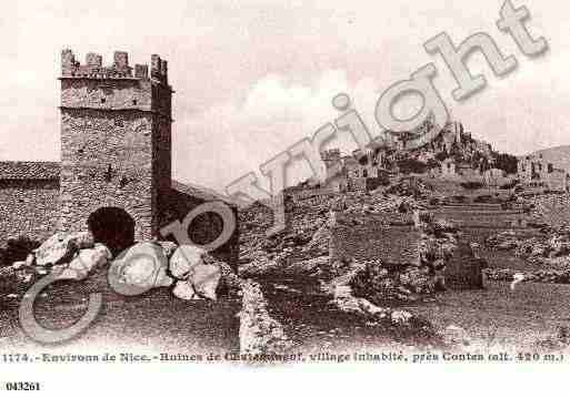 Ville de CHATEAUNEUFDECONTES, carte postale ancienne