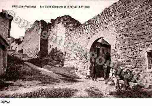 Ville de CHATEAUNEUFDEGADAGNE, carte postale ancienne