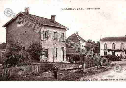 Ville de CHAUMOUSEY, carte postale ancienne