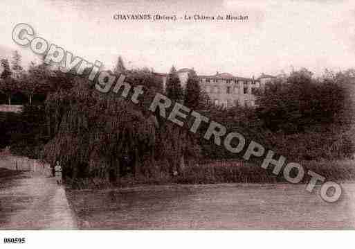 Ville de CHAVANNES, carte postale ancienne