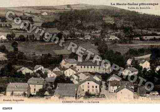 Ville de CORRAVILLERS, carte postale ancienne