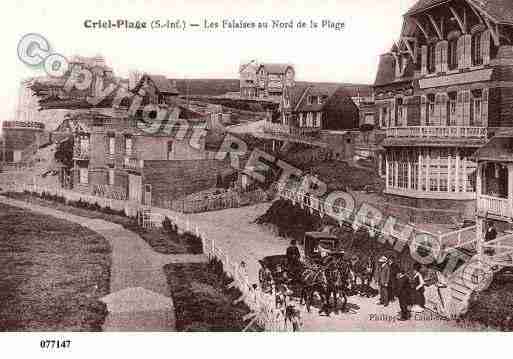 Ville de CRIELSURMER, carte postale ancienne