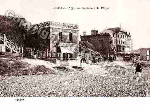 Ville de CRIELSURMER, carte postale ancienne