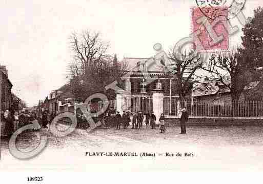 Ville de FLAVYLEMARTEL, carte postale ancienne