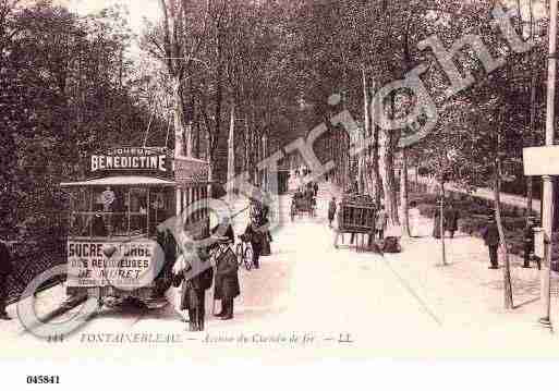 Ville de FONTAINEBLEAU, carte postale ancienne