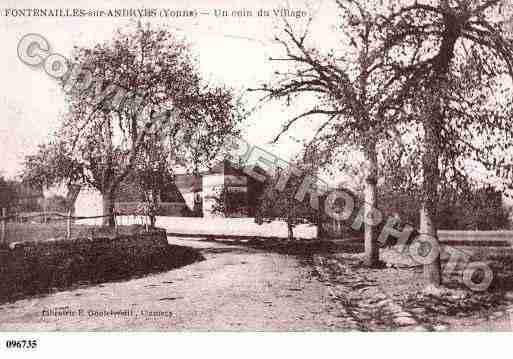 Ville de FONTENAILLES, carte postale ancienne