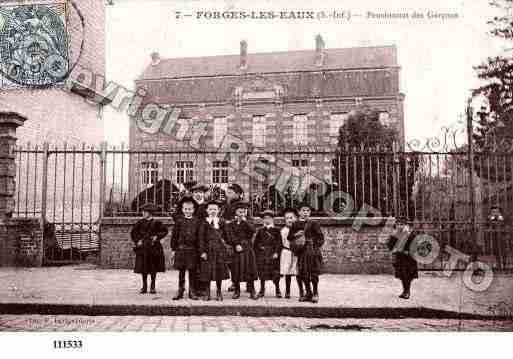 Ville de FORGESLESEAUX, carte postale ancienne