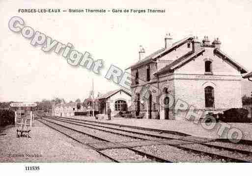 Ville de FORGESLESEAUX, carte postale ancienne