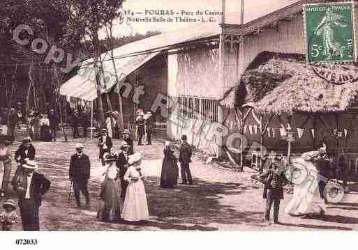 Ville de FOURAS, carte postale ancienne