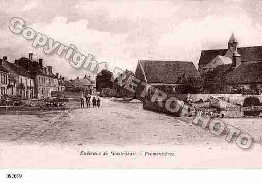 Ville de FROMENTIERES, carte postale ancienne