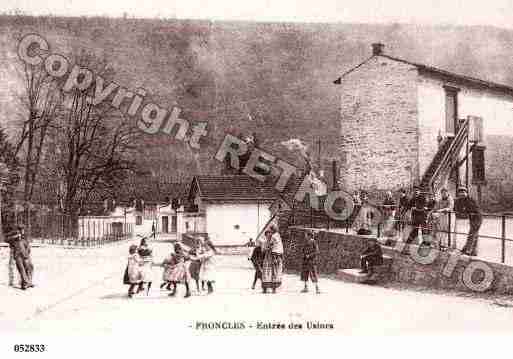 Ville de FRONCLES, carte postale ancienne