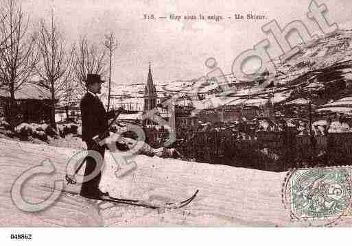 Ville de GAP, carte postale ancienne