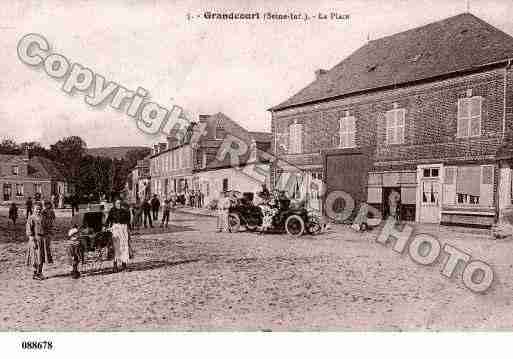 Ville de GRANDCOURT, carte postale ancienne