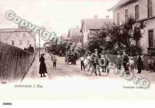 Ville de GUEBWILLER, carte postale ancienne