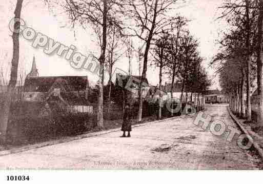 Ville de JUILLE, carte postale ancienne