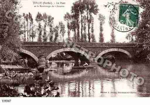 Ville de JUILLE, carte postale ancienne