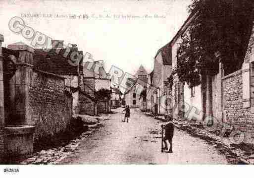 Ville de LANDREVILLE, carte postale ancienne